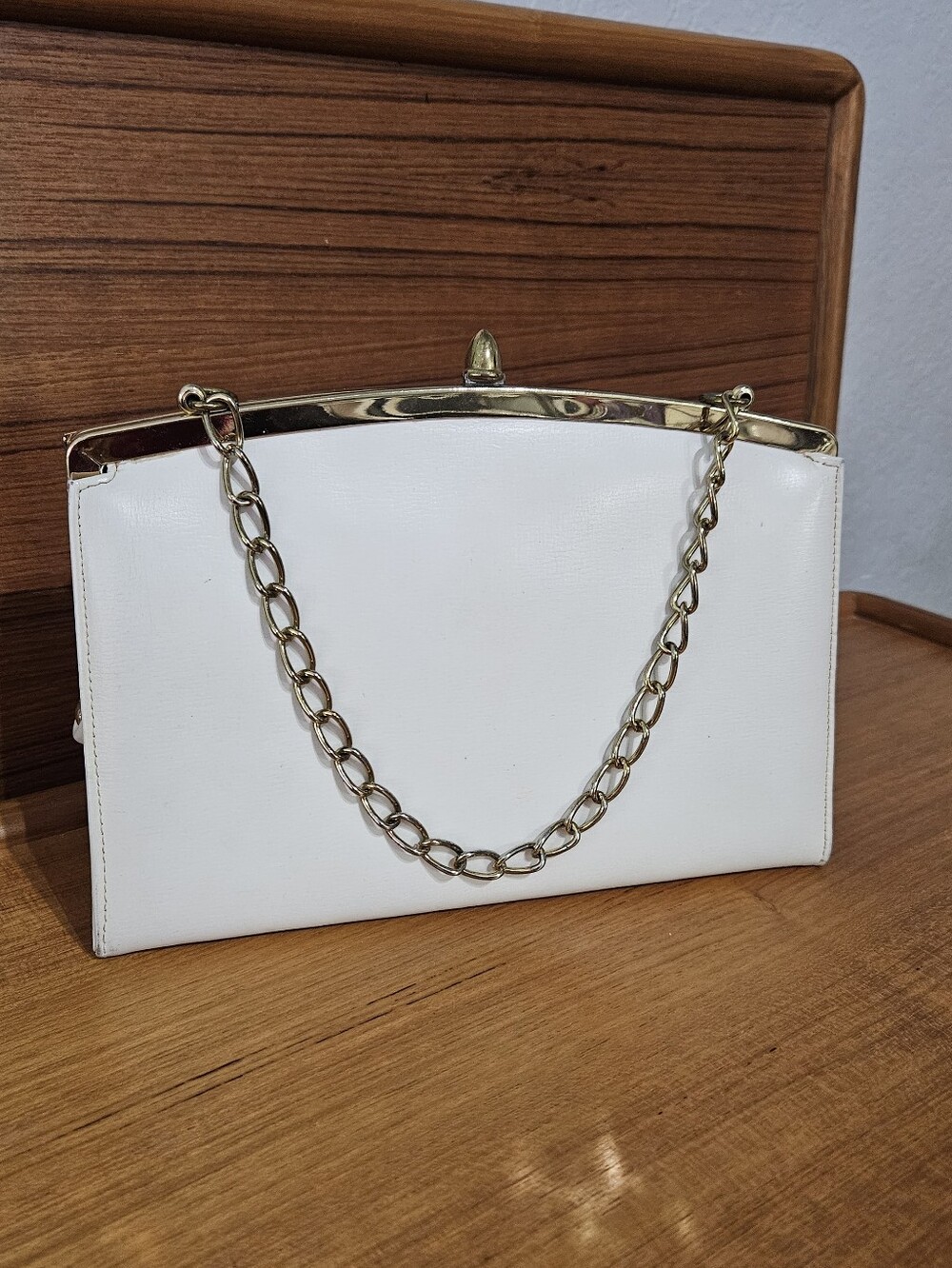 Cream 60s Purse Handbag